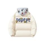 Экрю с серым капюшоном