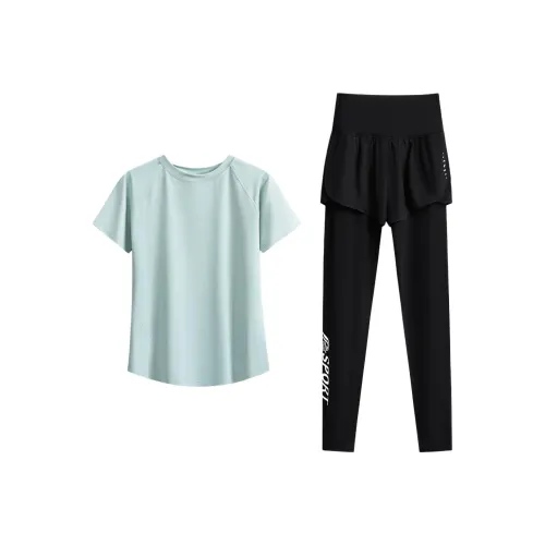 BAISIRONG Фитнес Комплект Быстросохнущий Спортивный Костюм Женская Одежда для Пилатеса и Растяжки