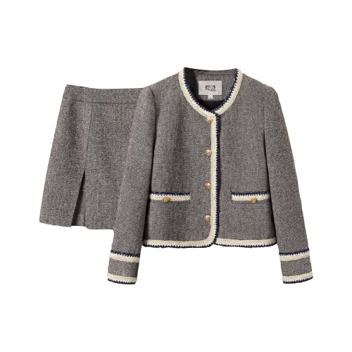 TOUCH Комплект с юбкой Женская Черный Кофейный