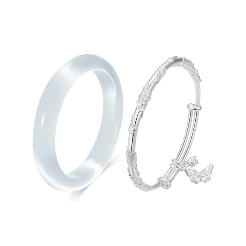 SUIYUEJINGHAO Стекло Кошачий глаз Браслеты Женские