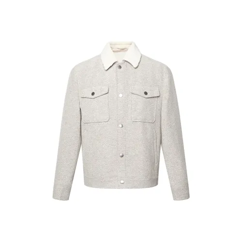 LESS IS MORE Ecru 24DYR0171Y Мужское пальто