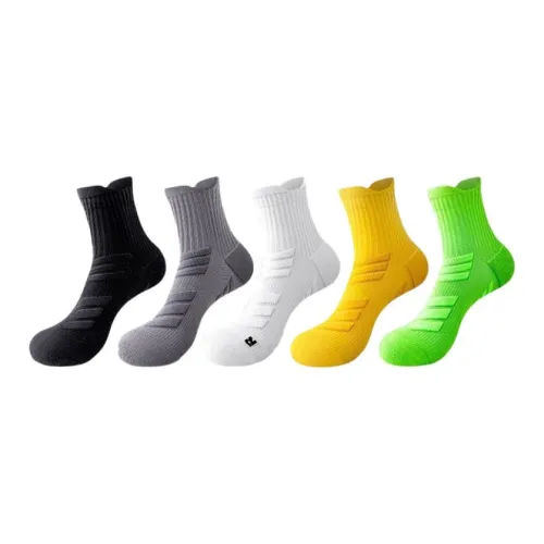 VIM TREE 3 Pack Assorted Men's Basketball Socks VIM TREE 3 упаковки ассорти мужские баскетбольные носки