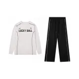 Светло-серые + черные штаны (штаны Run Small, доставка включает дополнительный размер)