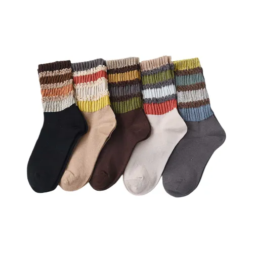 FHDET Носки Crew Унисекс набор из 5 пар