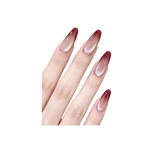 T Z Французский Черный чай Осень и зима Кошачий глаз Премиум Feel Фальшивая ногтевая пластина