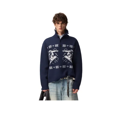 Lilbetter Темно-синие унисекс свитеры