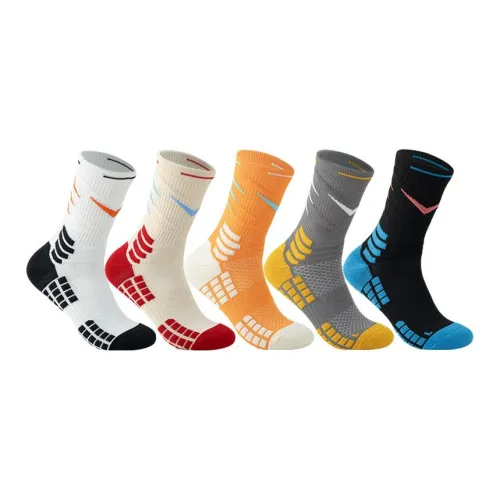VIM TREE 3 Pack Assorted Men's Basketball Socks VIM TREE 3 упаковки ассорти мужские баскетбольные носки