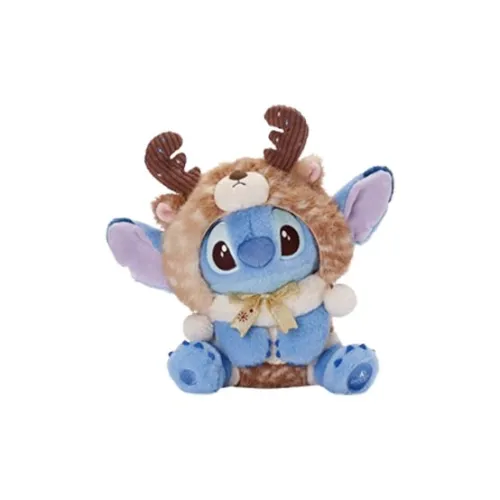 Disney x DISNEYLAND 2025 Куклы Лило и Стич Плюшевая Кукла 22 см Длина Тела Шанхай Дисней