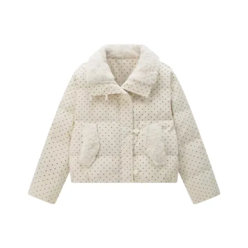 IQC Белый Женские пуховики