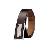 Стиль 3, серебряная застежка, коричневый ремешок