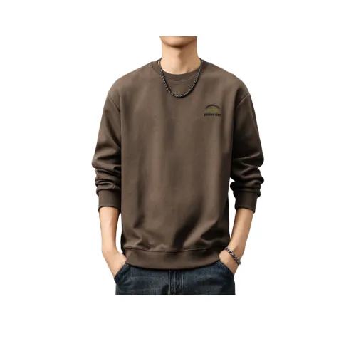 Izexx Кофейный Мужской Свитшот