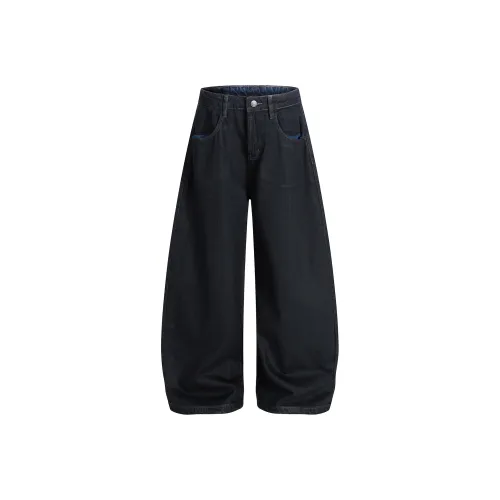 MT99 Темно-синий Унисекс Джинсы