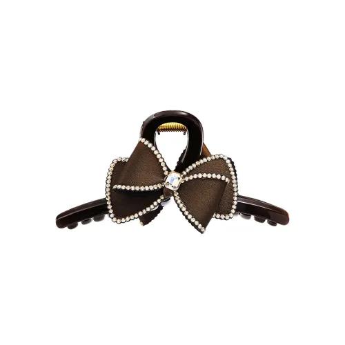 ROYALSASA Полиэстер Искусственный кристалл Заколка-краб Женская