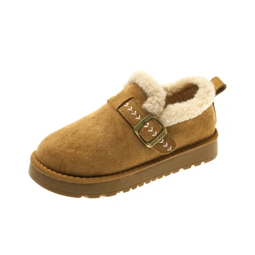 KLJK Термическая Изоляция Устойчивая к Износу Низкая Обувь Женская Утепленная