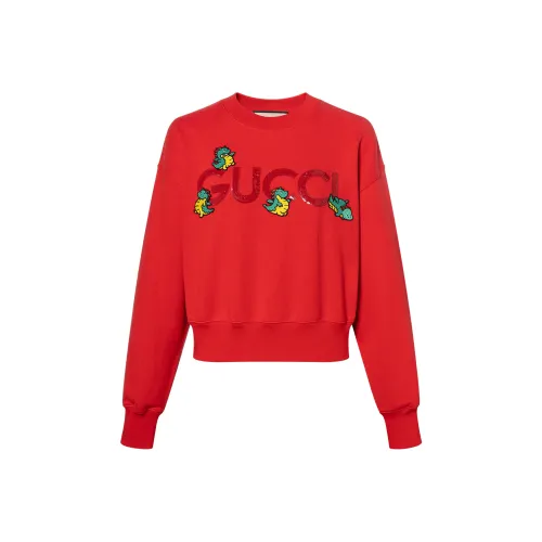 GUCCI SS24 Свитшот Женский Красный