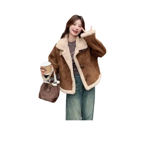 LAOYECHE Бархатовое пальто с женским дизайном