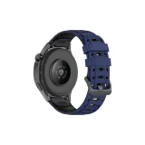 Полночь Синий Черный - Стиль Меха Дышащий Двухцветный Кремниевый Ремешок