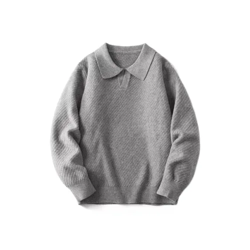 LOUGHNEA Golden Sand Серый Мужской Трикотаж