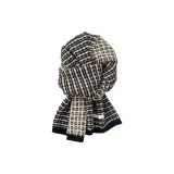 Бежево-черный