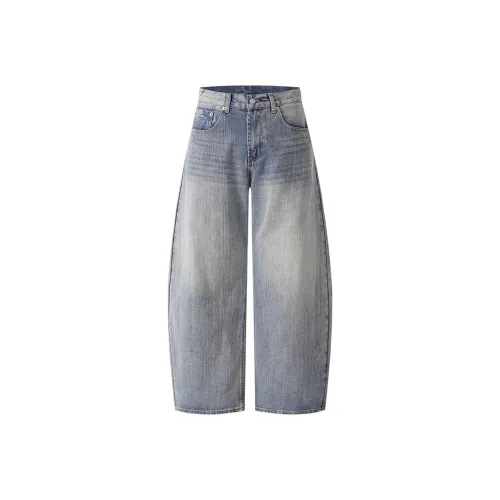 NRXX Blue Unisex Jeans NRXX Синий Унисекс Джинсы