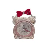 Розовый будильник + розовый бант