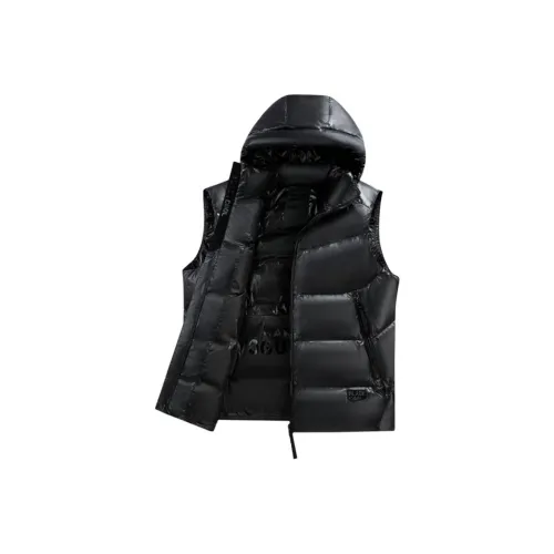 TAIZILONG Черный Мужской Пуховый жилет