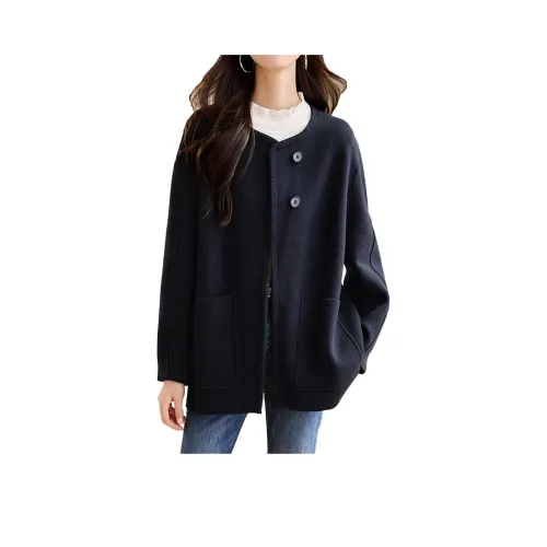 Mapping Черное Женское Короткое Пальто