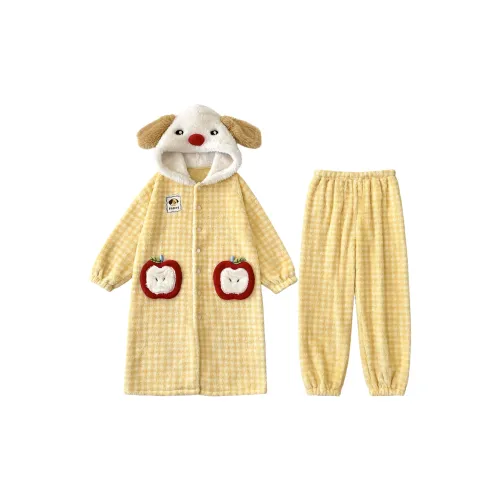 O'MESIK Желтый Женские Пижамные Комплекты