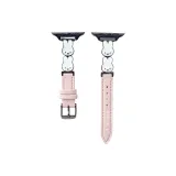 Розовый с черной застежкой