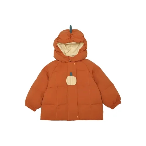 RINDU Хлопковый пуховик Зимний Апельсин Детский Возраст 3-7 лет