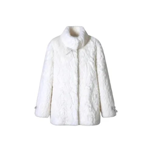 Olivia Share777 Белое Женское Пальто
