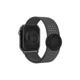 [Серый] Круглый Магнитный Трикотажная ткань Нейлон Вязаная ткань Ремень