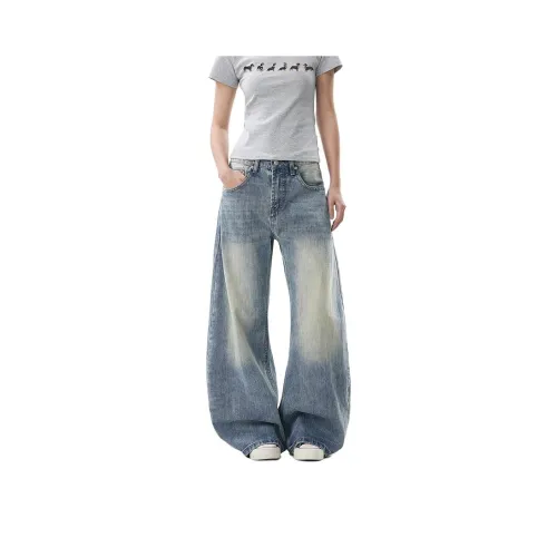 NRXX Blue Unisex Jeans NRXX Синий Унисекс Джинсы