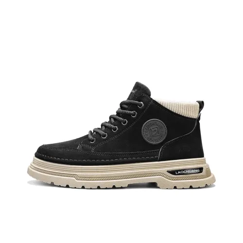 JHCZC Колено Высокая Ботинка Мужская