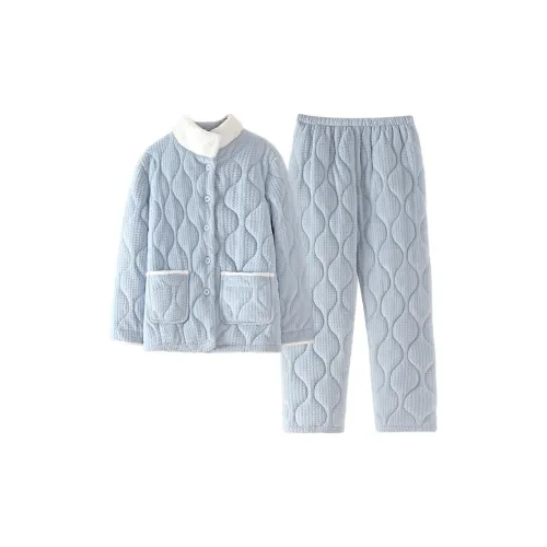 UAVAE ZJ LG1746 Пыльно-синий Женский комплект пижам