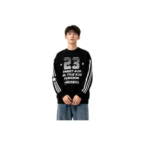 LH HOMME Черный Унисекс Свитшоты