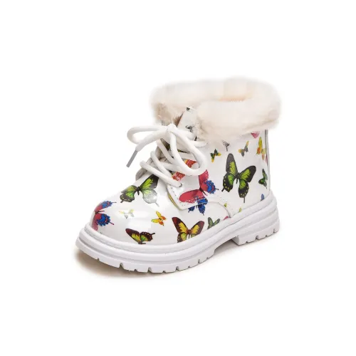 OLOEY Противоскользящие Износостойкие Термостойкие Высокие Детские Хлопковые Ботинки для Малышей