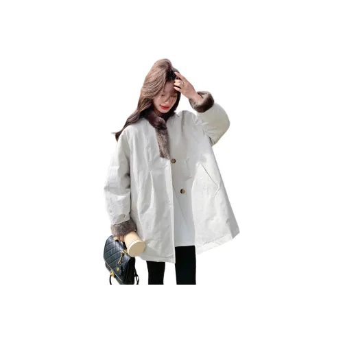 LAOYECHE Светлый хаки Женские парки