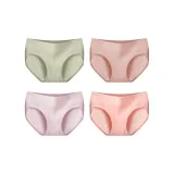 Зелёный + Светло-розовый + Светло-фиолетовый + Розовый креветка