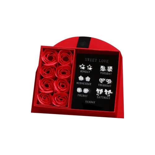 Серьги-гвоздики из серебра 925 пробы SENDME женские