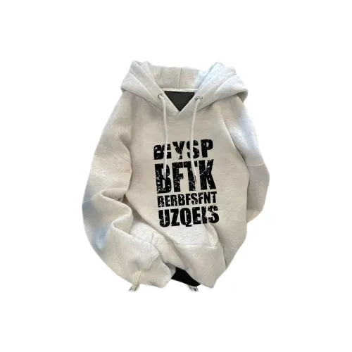 GOYN Белый Серый Школьные Свитшоты