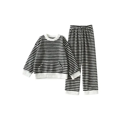 O'MESIK Полосы Женские Пижамные Комплекты