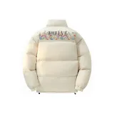 Абрикосовый хлопковый пуховик