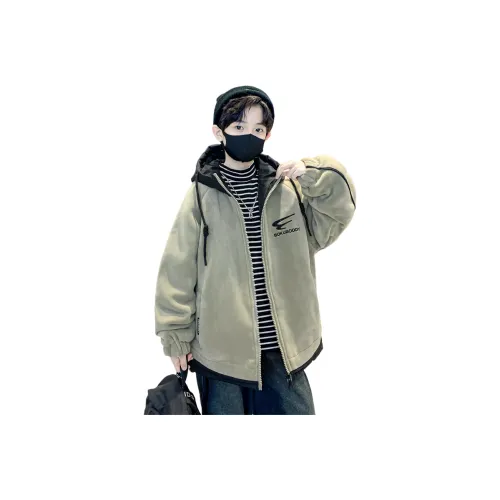 HEJIAGONG Хаки Kids Tops