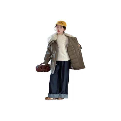 HEJIAGONG Темно-оливковый Kids Топы