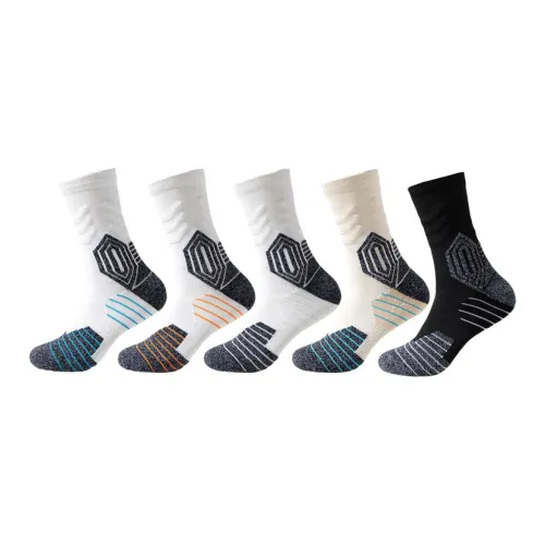 VIM TREE 3 Pack Assorted Men's Basketball Socks VIM TREE 3 упаковки ассорти мужские баскетбольные носки