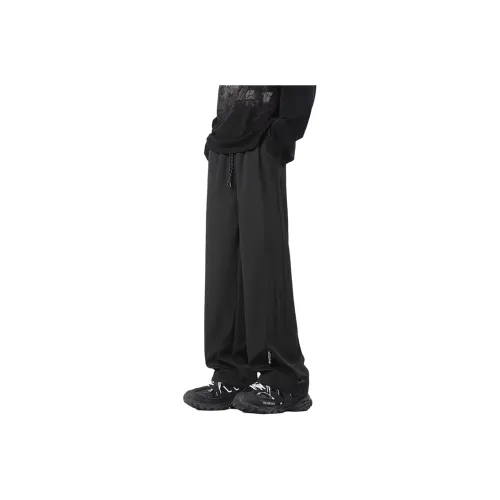 IL SARTO Черные флисовые унисекс повседневные штаны