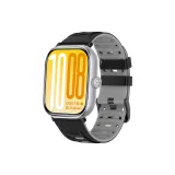 Черный Серый-Армейский Стиль Дышащий Двухцветный Силиконовый Ремешок + Черный Соединитель