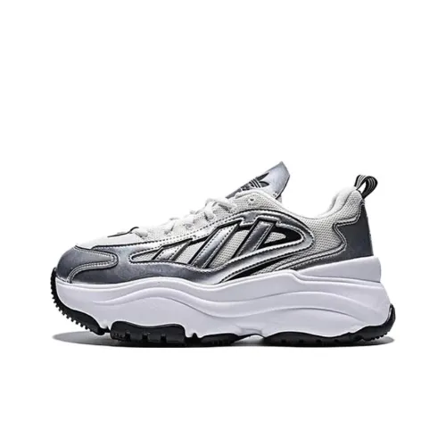 Adidas Originals OZGAIA визуально увеличивает рост Низкие кеды с толстой подошвой Женские Серебряные