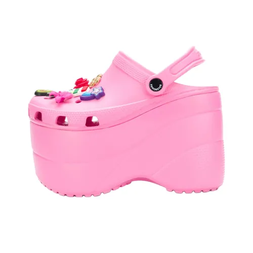 Balenciaga Пена Клин Каблук Высокие каблуки Женские Розовый